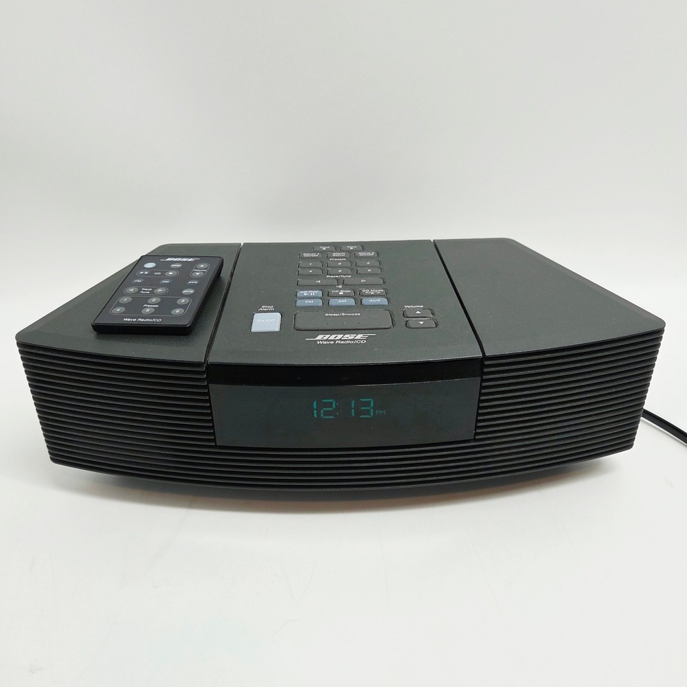 Bose Wave Radio Top Loader CD Player Alarm Clock AWRC1G Gray w/ Remote Tested